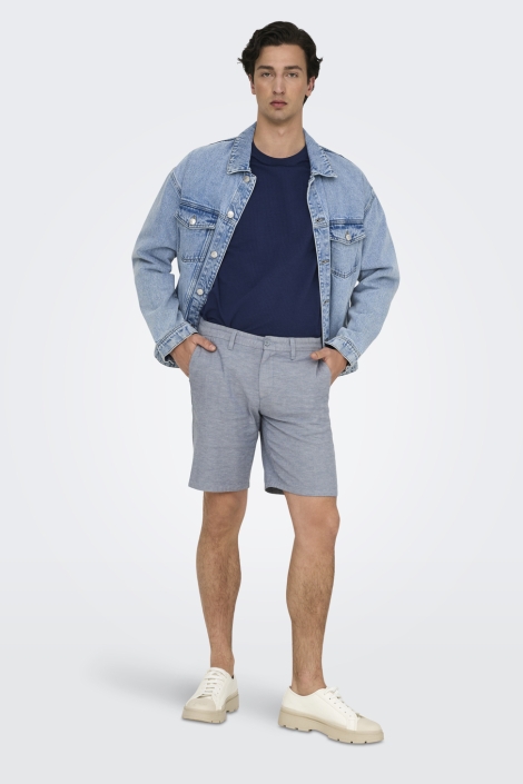 Only & Sons onsmark 0011 cotton linen shorts no